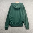 Champion Hoodie Mens Small Green Hooded Sweatshirt Fleece Sweater Jacket Adult