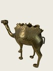 Vintage Large Brass Camel Letter Mail Holder 12    X 9   