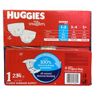 Huggies Little Snugglers Disposable Diapers  Size 1  up To 14lbs    234 Count