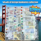 Mixed Foreign Banknotes Lot 52 Pcs Different World Paper Money Collection