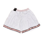 Nike New  45 Loose Fit Perforated Mesh Basketball Short White pink Girls Large