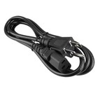 Lot Of Ac Powercord Cable 3 Prong Plug 5ft Standard  pc Computer Monitor Printer
