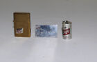 Schlitz Vintage Lighter Cufflink Beer Can Pendant Lot Set    Distress