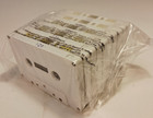 10 Bulk Pack 120 Minute White Shell Blank Cassette Tape Fine Quality Lot C-122