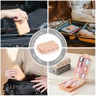 3 Pack  14 Grids Travel Pill Organizer Box With Labels - Travel Medicine Case