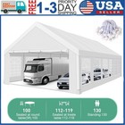 20x40 Heavy Duty Party Tent Outdoor Event Wedding Shelter White Carport Canopy