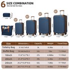 Luggage Sets 6 Piece   hardside Expandable Suitcases With Spinner Wheels Tsa Lock