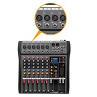 6 8 12 16 Channel Mixing Console Sound Usb Bluetooth Live Studio Audio Mixer