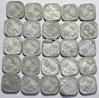 Republic India - 5 Paise Different Types   Years Aluminum Old Coins   25 Pcs