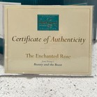 Disney Wdcc Beauty And The Beast Rose The Enchanted Rose Figurine Coa Box Rare