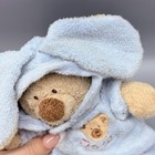 Ty Pluffies Love To Baby Pj Bear Plush Blue Bunny Rabbit Outfit Removable 7   