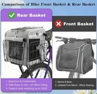 Ramalto Expandable Dog Bike Basket     Pet Carrier