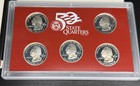 2005 Us Mint Silver State Quarter Proof Set  In Original Box With Coa