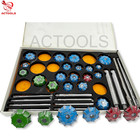 Carbide Valve Seat Cutter Set Tipped 37 For Chevy  Ford gmc  caterpillar  komtus