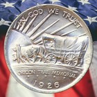 1926 Oregon Commemorative Half Dollar Silver Plated Novelty Coin Modern Restrike