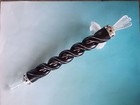 Rosewood Wand 10  Wood Wand With Copper Rod crystal Angel And Point crystal Wand