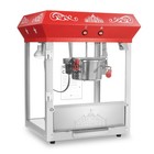 Open Box - Bar Style Popcorn Machine Maker Popper - 6-ounce Kettle - Red