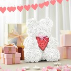 200 Pack White Artificial Flower Heads  2 Inch Stemless Fake Foam Roses