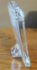 Vintage Polished Portrait Mikasa Clear Crystal Glass Picture Photo Frame Ribbed
