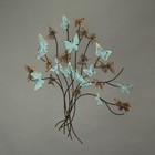 20 Inch Rustic Metal Butterfly Tree Wall Sculpture Home Decor Art Plaque