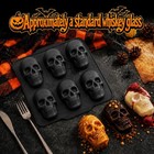 Richly Detailed Skull Baking Pan Bpa Free  Easy Release Silicone Skull Molds    