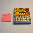 Vintage Fast Action Jackpot 25   Play Trade Stimulator Punch Board Game 6x5