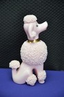 Vintage 1950 s Mcm Lefton Pink Ceramic Poodle Spaghetti Japan