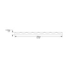 Outwater 9-7 8  X 78-3 4  Primed White 3d Wall Panel