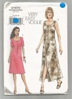 7872 Vogue Sewing Pattern Uncut Dress Front Button Plus Size 14 16 18