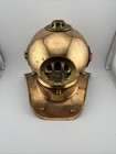 Vintage Decorative Miniature 7  Copper   Brass Scuba Diver s Helmet