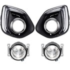 Set Led Daytime Drl Fog Lights For Mitsubishi Outlander Sport Asx 2013 2014 2015