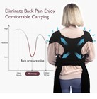 Momcozy Baby Wrap Carrier  Easy To Wear Infant Carrier Slings  Lightweight Hands