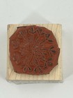 2003 Stampin Up  Snowflake Wood Mount Rubber Stamp