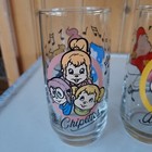 Set Of 4 Vintage Hardees 1985 Alvin And The Chipmunks Chipettes Drinking Glasses
