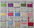 Bucilla Pure Silk Ribbon Assorted Lot