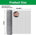 Hot-dip Galvanized Chicken Wire Fencing  Hardware Cloth 1 Inch 40 x82 Ft