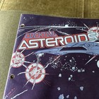 Original Factory Atari Asteroids Cocktail Table Arcade Video Game Manual