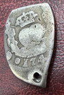 1740-1746 Guatemala 4 Four Reales  Silver Cob  Philip V  Km    5  Holed  Scarce  
