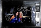 Alison Waite   Sara Jean Underwood Signed Hugh Hefner Personal Photo Bas Playboy