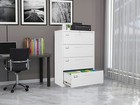 Metal 4 Drawer Lateral File Cabinet Metal Filing Storage Cabinet With Lock Home