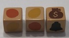Rare Vintage 5 8    Slot Machine Set Bakelite Dice 