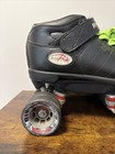 Riedell R3 Quad Roller Skates Black Size 7 W cayman Radar Wheels  Guc 