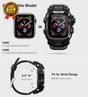 Rugged Case With Band For Apple Watch 45mm Compatible With Apple Watch Series