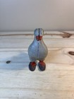 Antique vintage Cast Iron Metal Duck Goose Still Penny Bank Coin Bank 5   