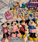 Mixed Vintage Lot Mickey Minnie Mouse Pluto Donald Plush Figures   Bowtique Toys