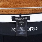 Tom Ford Mens Large Black Cotton Long Johns Base Layer Pull On Logo Band