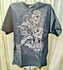 Hip Hop Rap Legends T-shirt Biggie Tupac Eazy-e Skulls Bones Vintage Graphic Xl