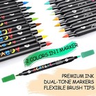48 Colors Acrylic Paint Markers Pens Set 24 Pack Acrylic Paint Pens With Dua