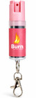 2 Pack Burn Pepper Spray Keychain Police Strength Oc 0 5oz Self Defense Pink
