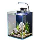 1 5 Gallon Fish Tank Starter Kits  Nano Glass Aquarium With Filter  Led Light 